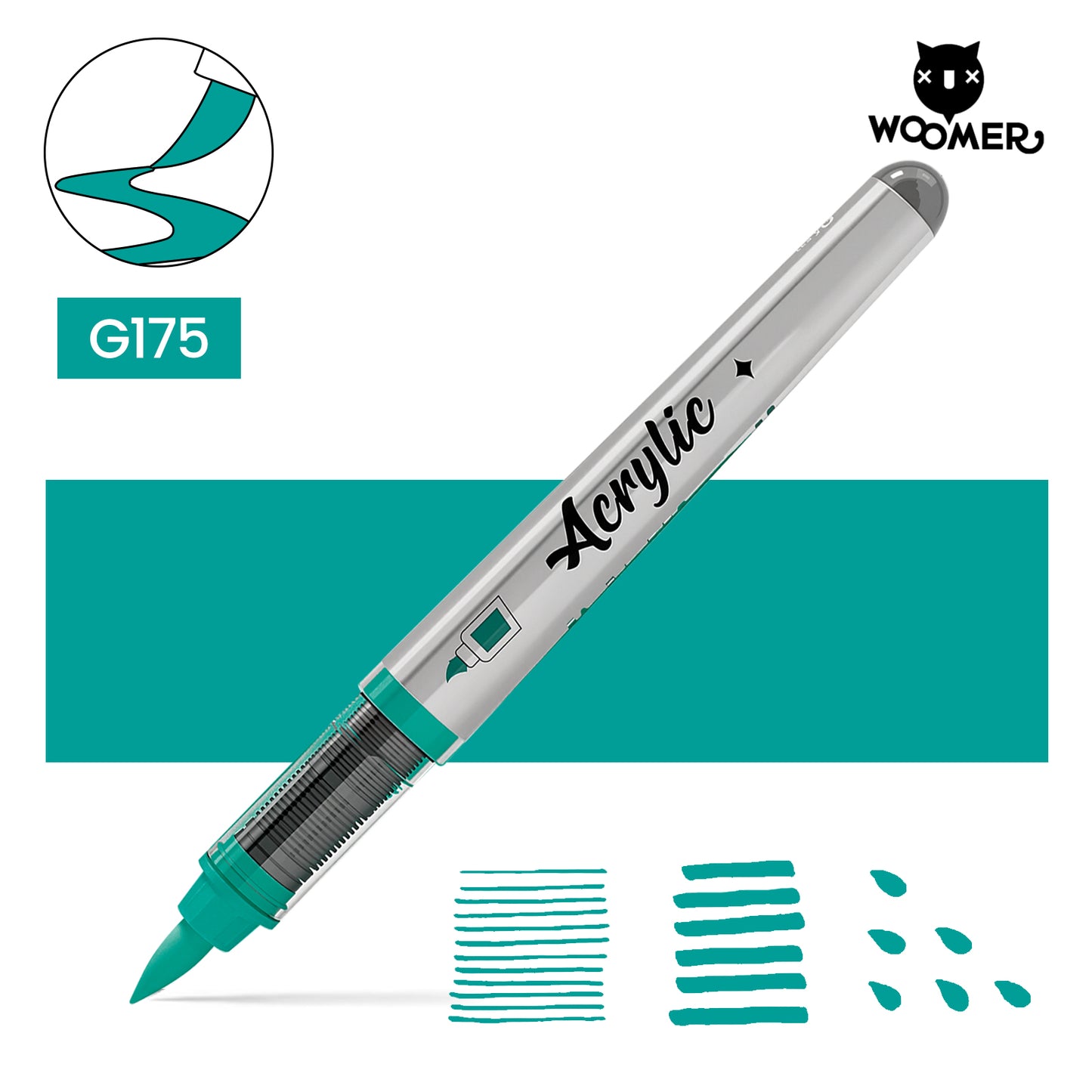 Woomer Single Marker Mint Green