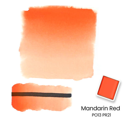 Woomer 24 Watercolor Paint Set - Solid Transparent Watercolor Paint for Professional