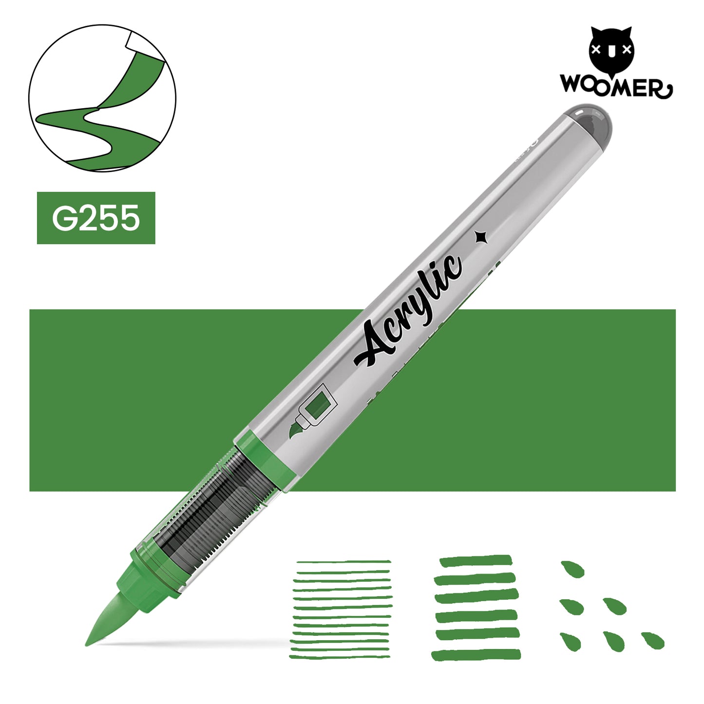 Woomer Single Marker Green