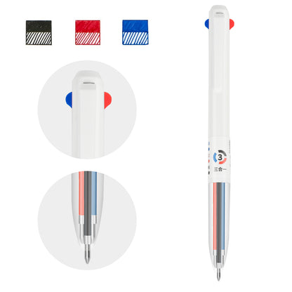 Bolígrafos de gel retráctiles Woomer 3 en 1: 0,5 mm, 6 unidades en 18 colores 