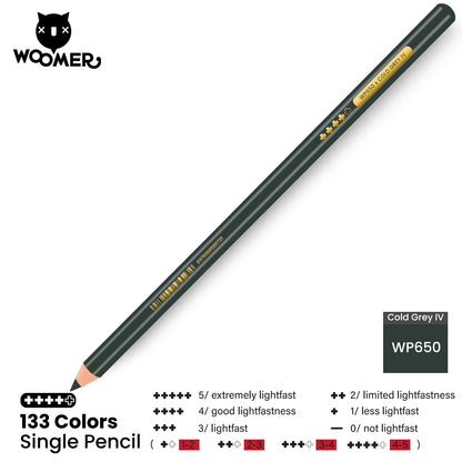 Woomer Single Colored Pencil Gray