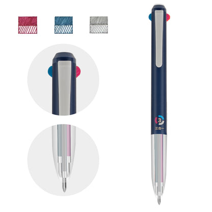 Bolígrafos de gel retráctiles Woomer 3 en 1: 0,5 mm, 6 unidades en 18 colores 