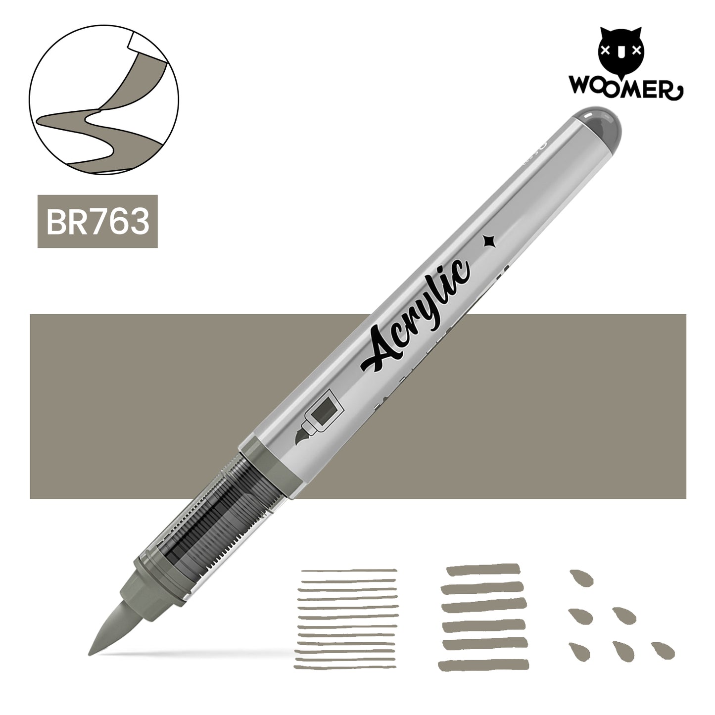 Woomer Single Marker Brown