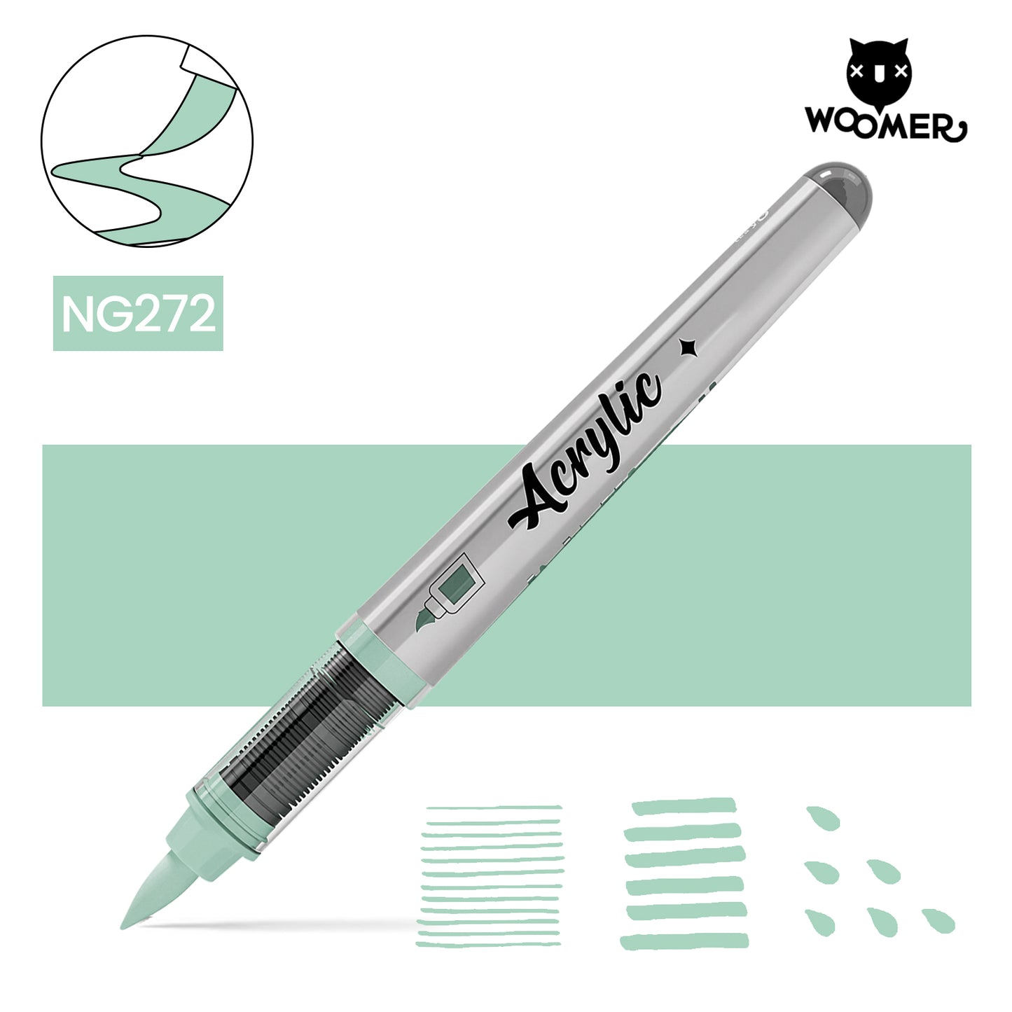 Woomer Single Marker Grey