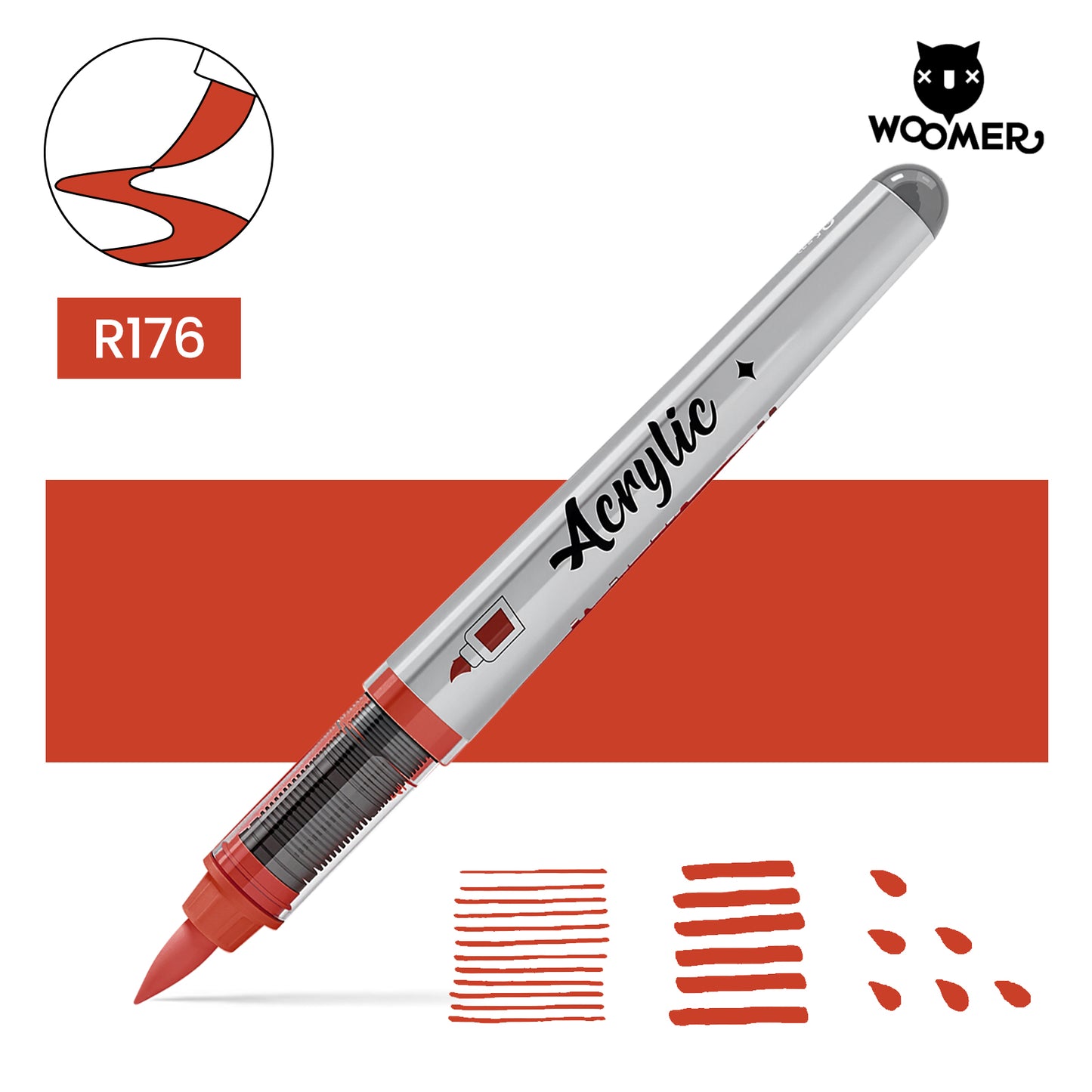 Woomer Single Marker Red