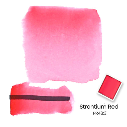 Woomer 24 Watercolor Paint Set - Solid Transparent Watercolor Paint for Professional