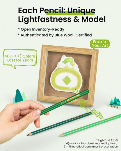 Woomer 30 Forest Colored Pencils