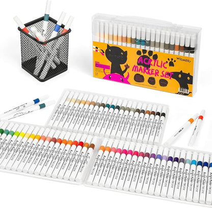 Woomer 63 Colors Acrylic Paint Pens