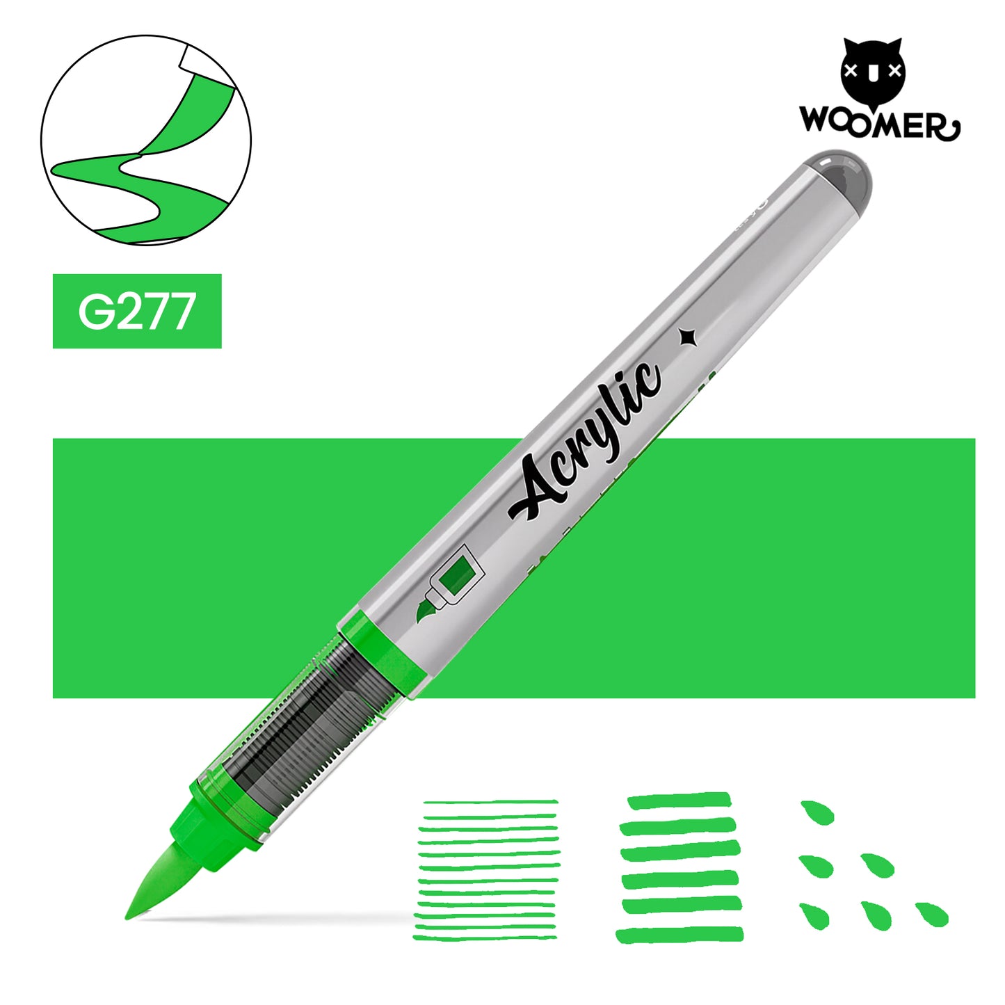 Woomer Single Marker Green