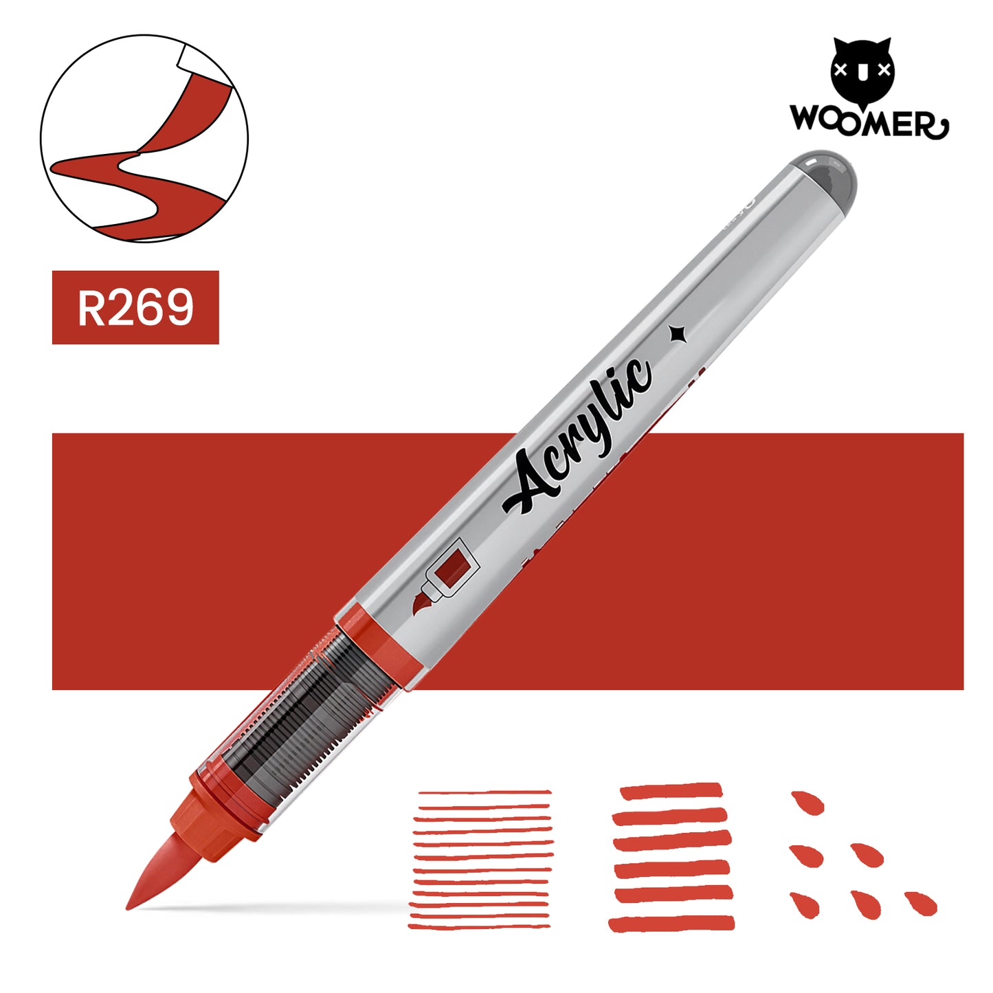 Woomer Single Marker Red