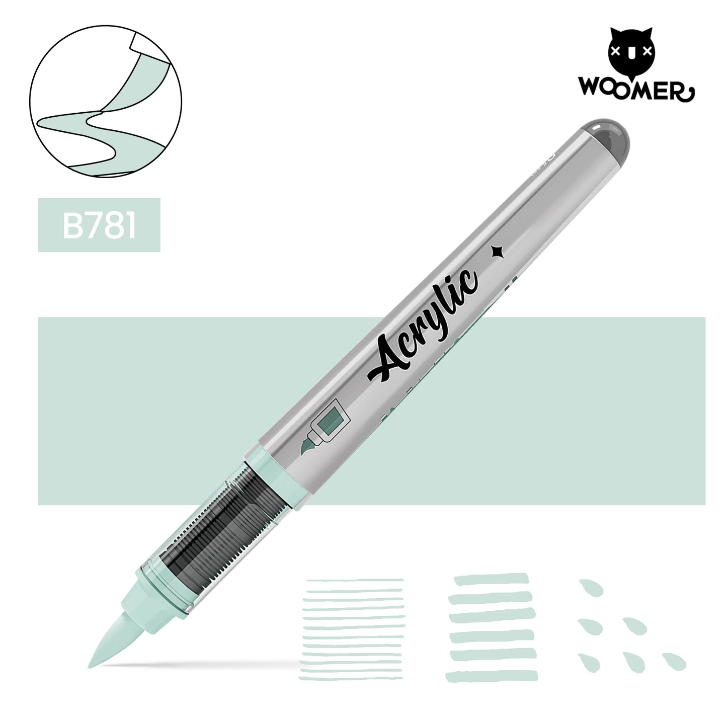 Woomer Single Marker Retro Light Color