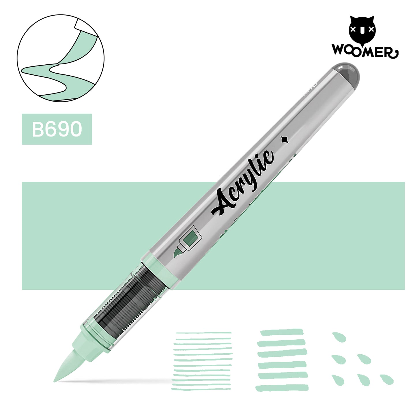 Woomer Single Marker Mint Green
