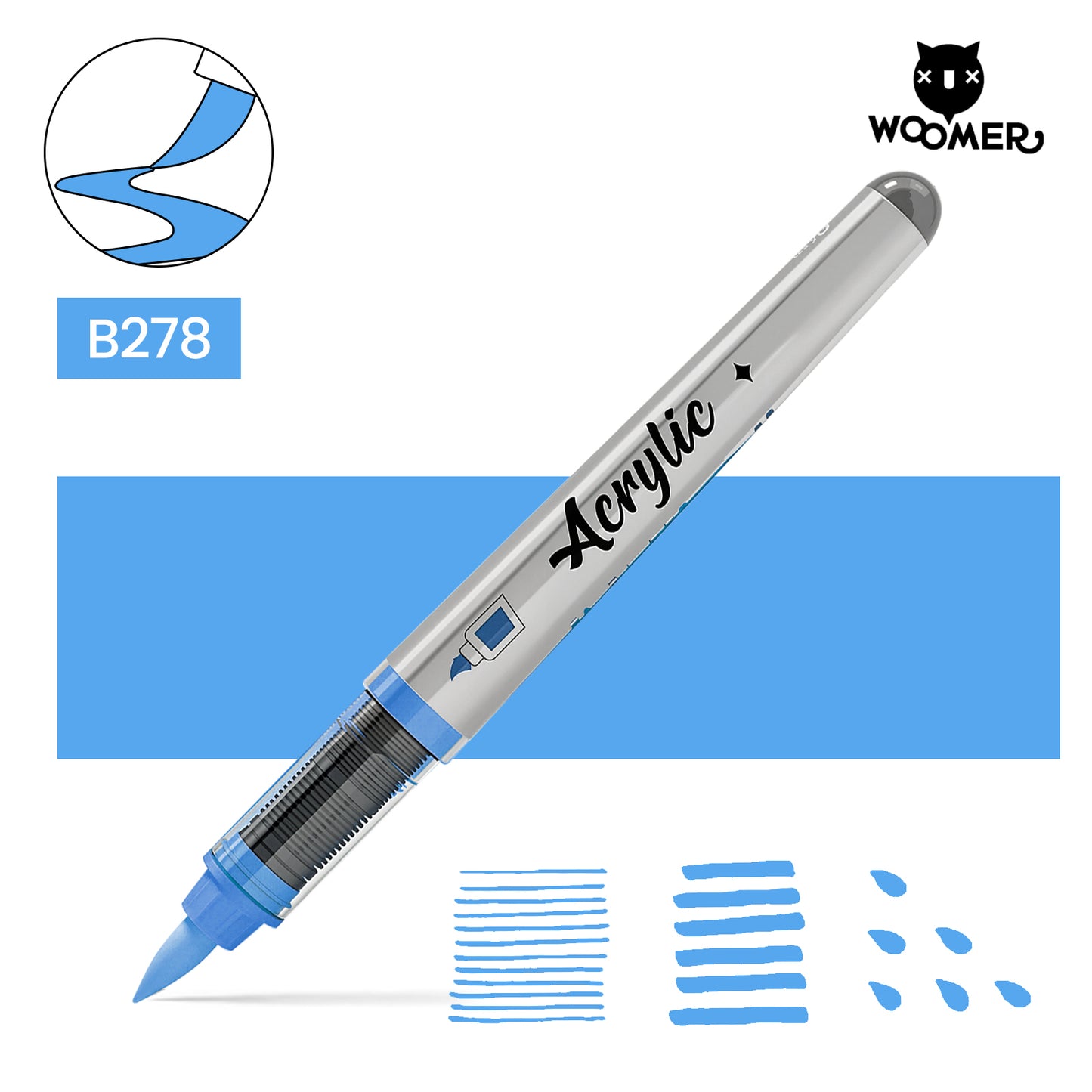 Woomer Single Marker Blue
