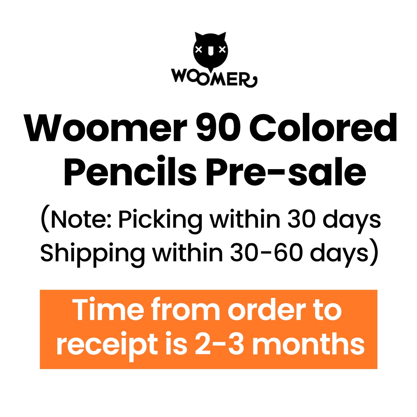 Woomer 90 Colored Pencils Pre-sale