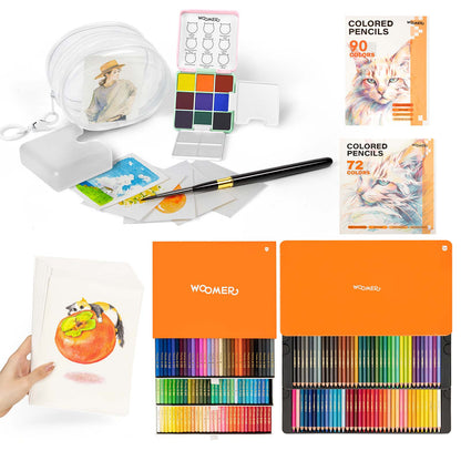Woomer 133 Colored Pencils Set