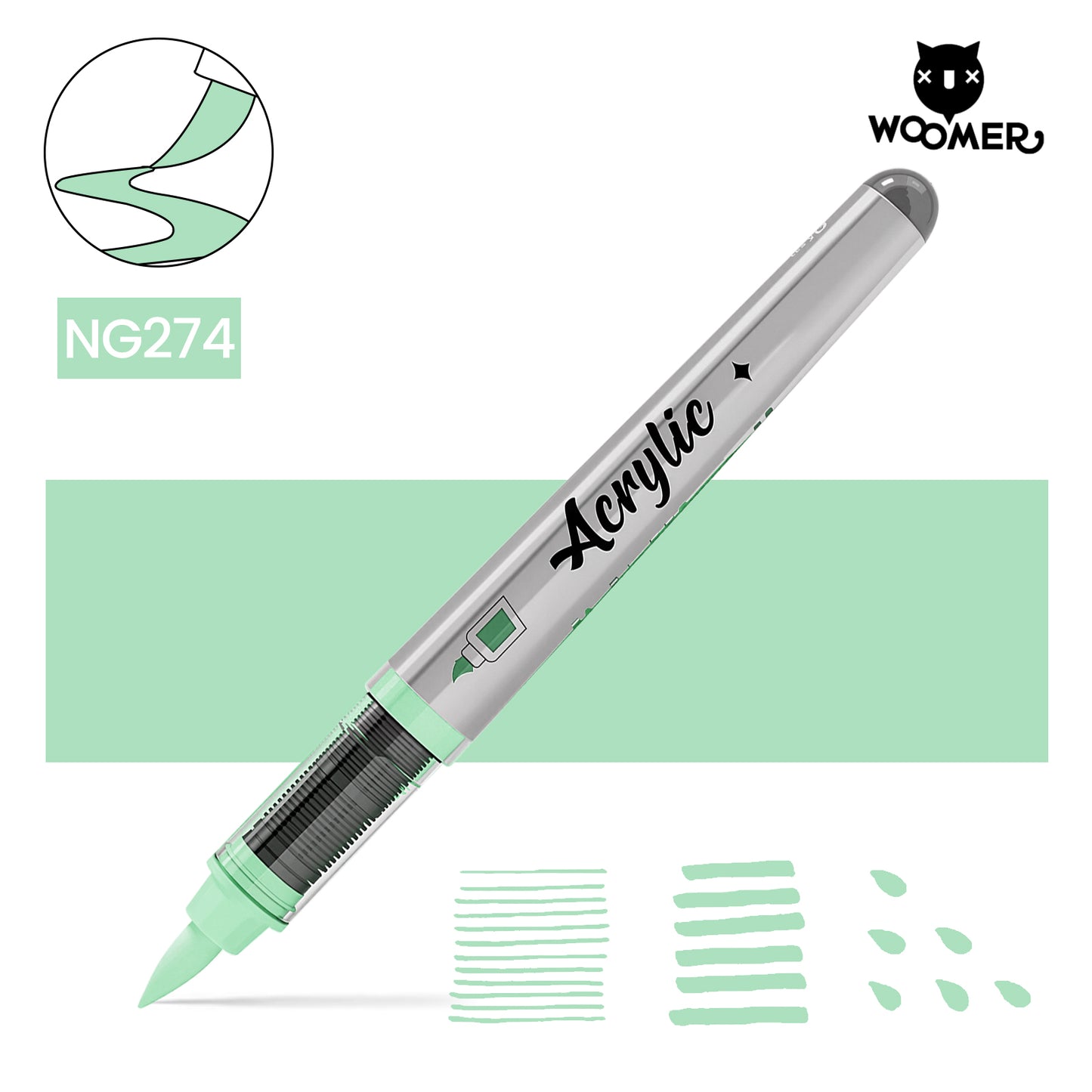 Woomer Single Marker Retro Light Color