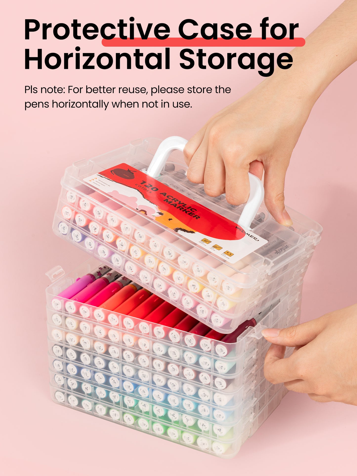 Woomer 120 Colors Acrylic Paint Markers