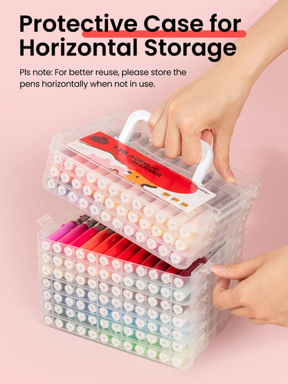 Woomer 120 Colors Acrylic Paint Markers