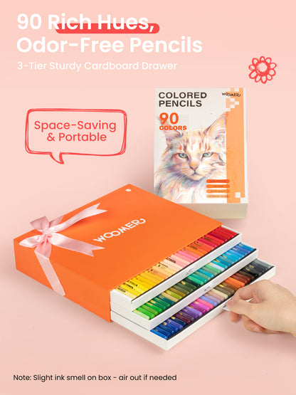 Woomer 90 Colored Pencils