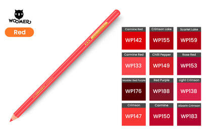 Woomer Single Colored Pencil Red