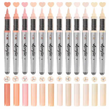 Woomer 12-Color Acrylic Marker Sets | Curated Theme Collections