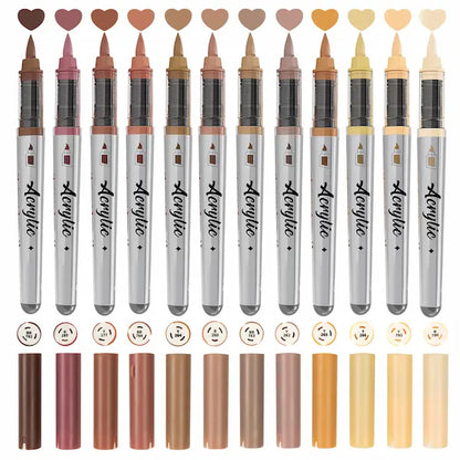 Woomer 12-Color Acrylic Marker Sets | Curated Theme Collections
