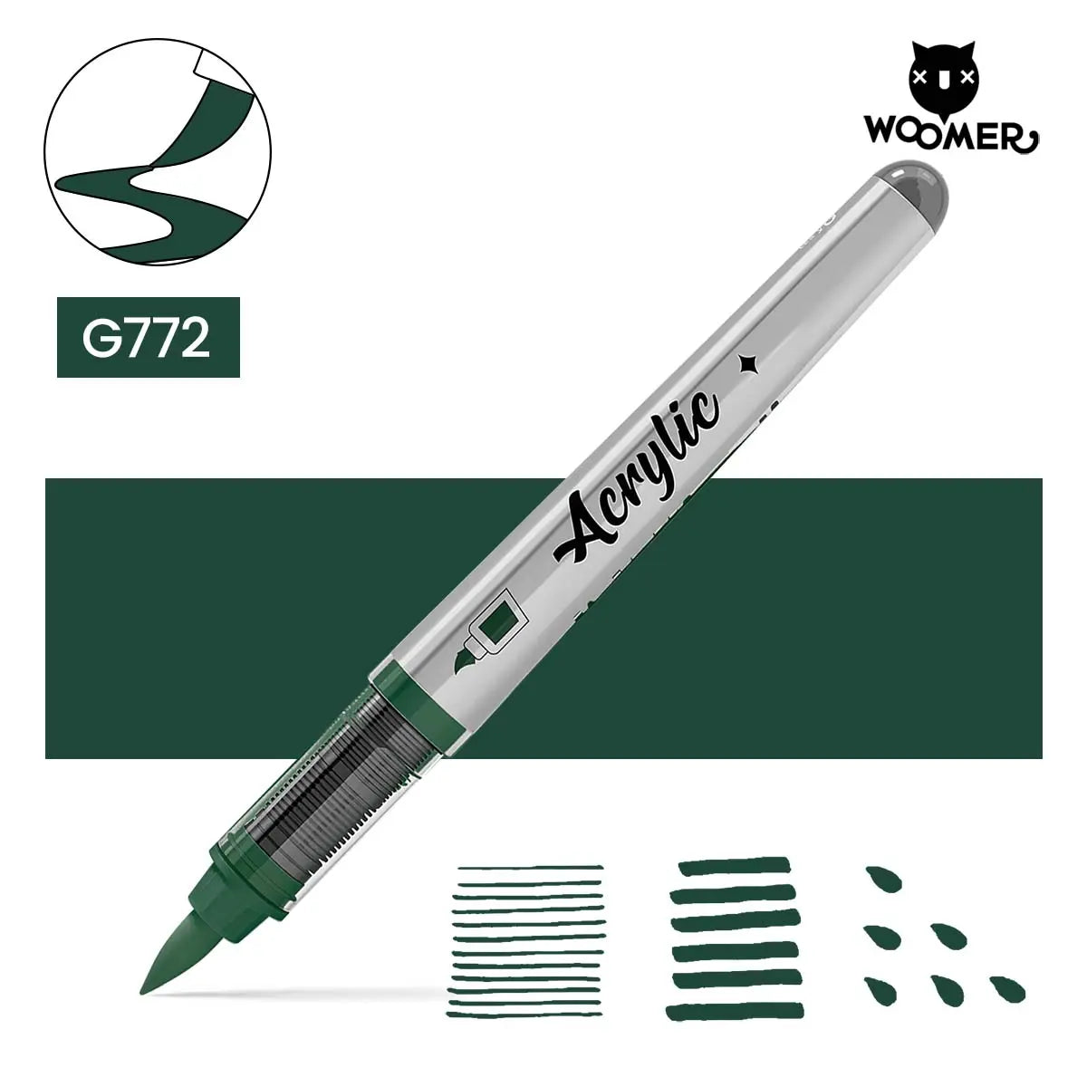 Woomer Single Marker Green