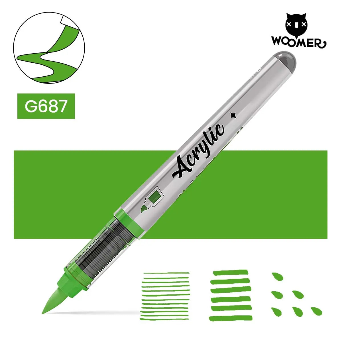 Woomer Single Marker Green