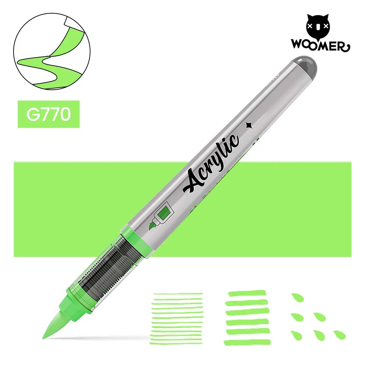 Woomer Single Marker Green
