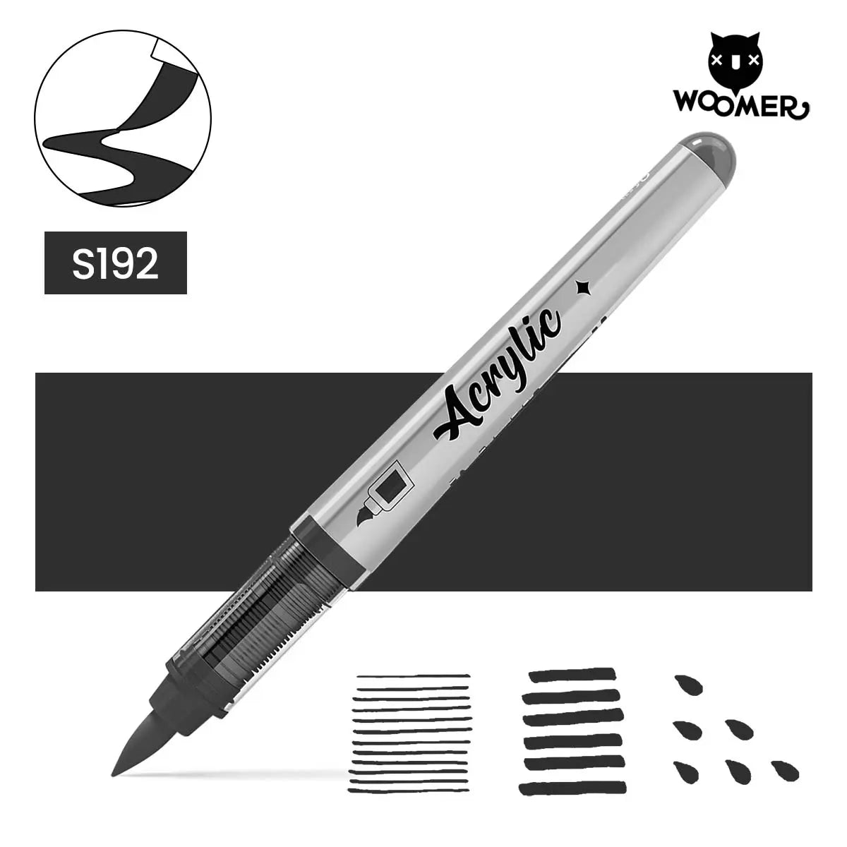 Woomer Single Marker Grey