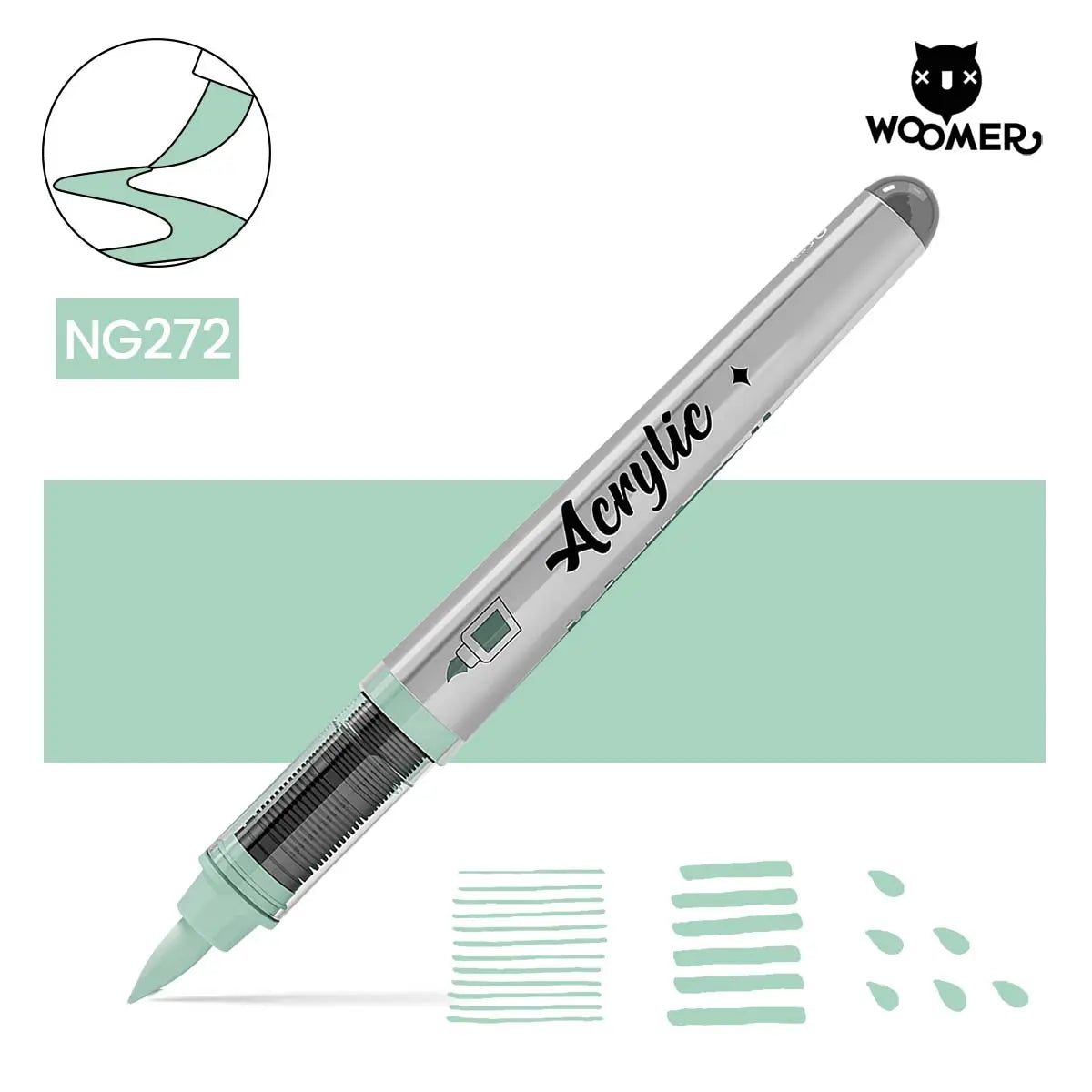 Woomer Single Marker Grey