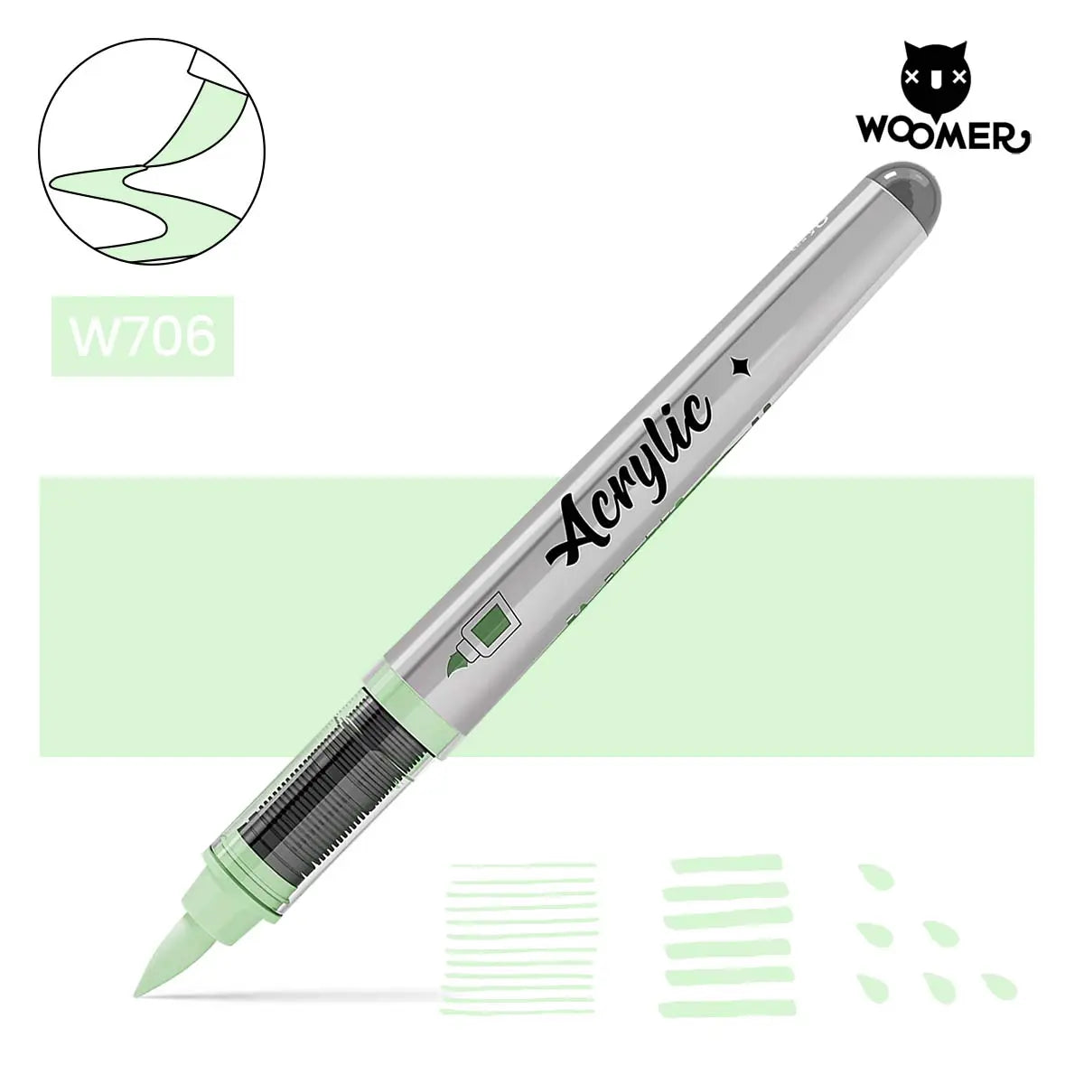Woomer Single Marker Mint Green