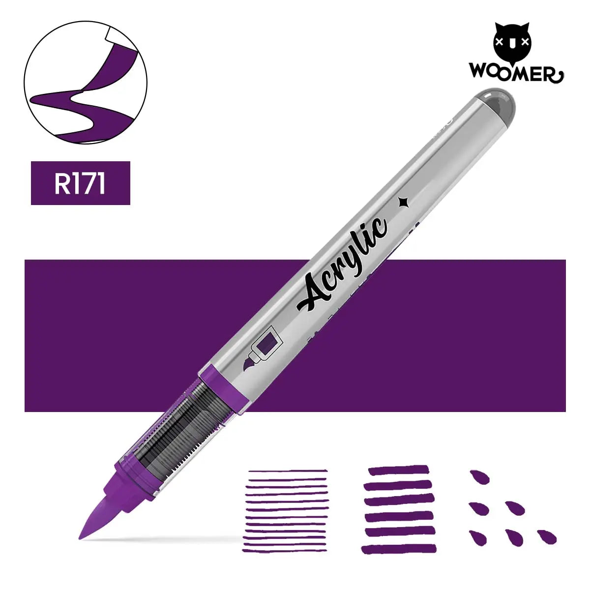 Woomer Single Marker Purple