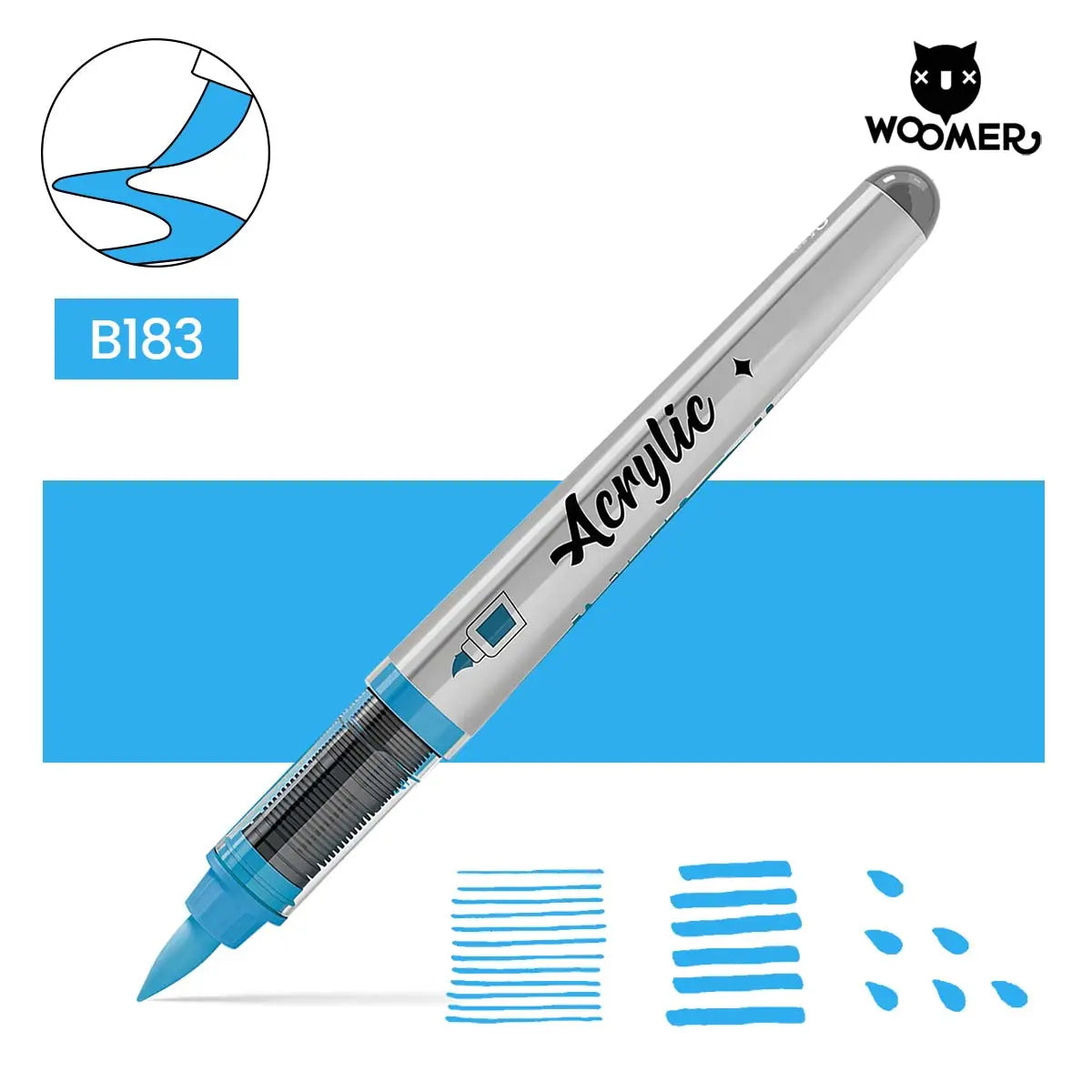 Woomer Single Marker Blue