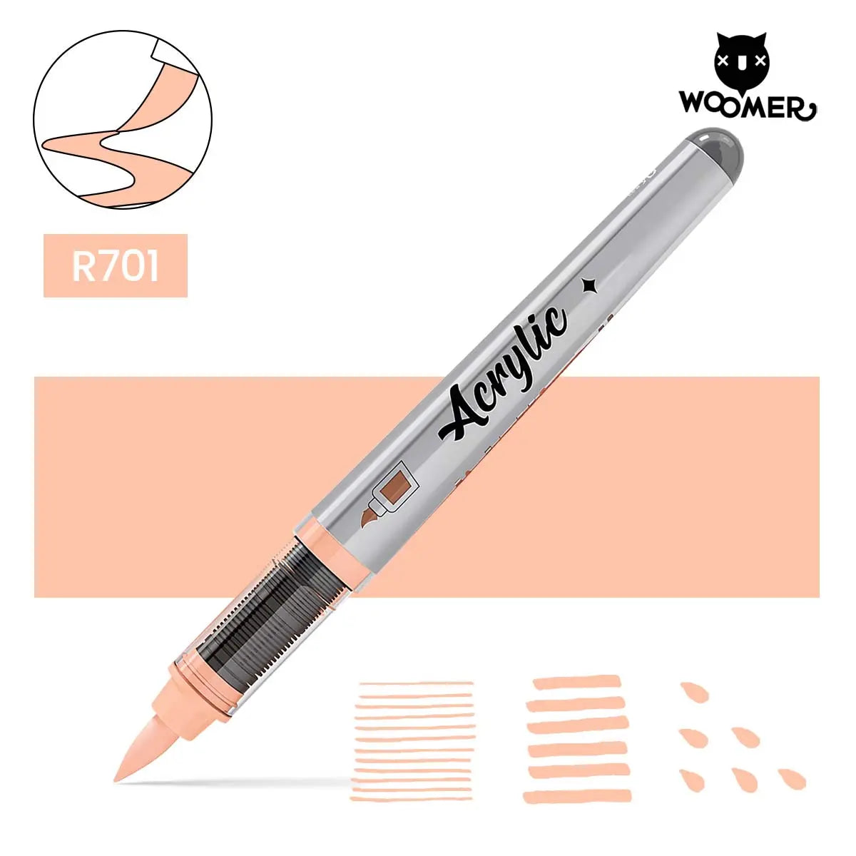 Woomer Single Marker Retro Light Color