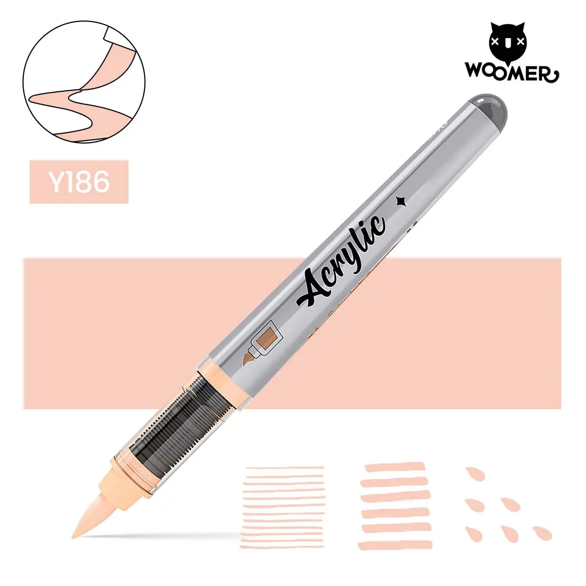Woomer Single Marker Retro Light Color