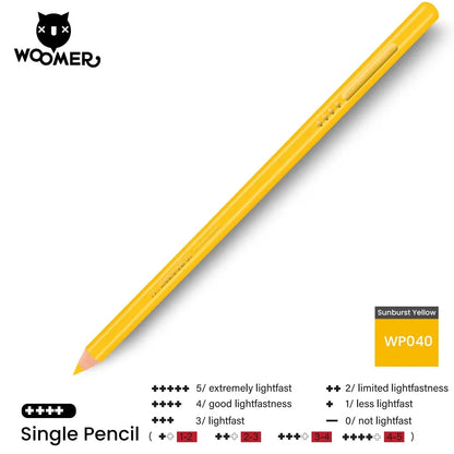 Woomer Single Colored Pencil Yellow & Orange