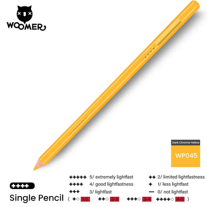 Woomer Single Colored Pencil Yellow & Orange