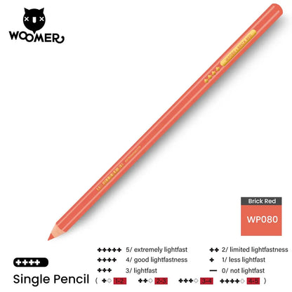 Woomer Single Colored Pencil Yellow & Orange