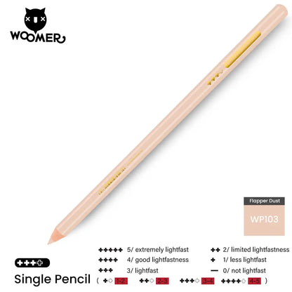 Woomer Single Colored Pencil Red
