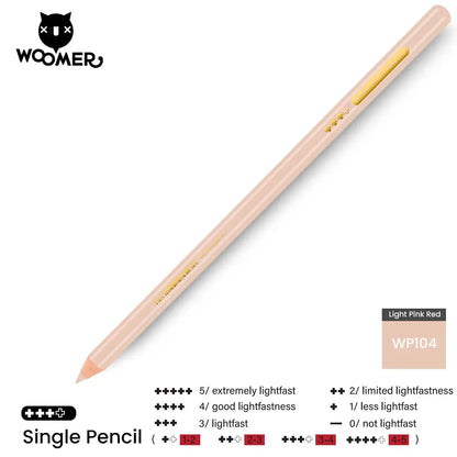 Woomer Single Colored Pencil Red
