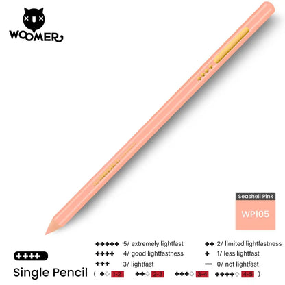 Woomer Single Colored Pencil Red