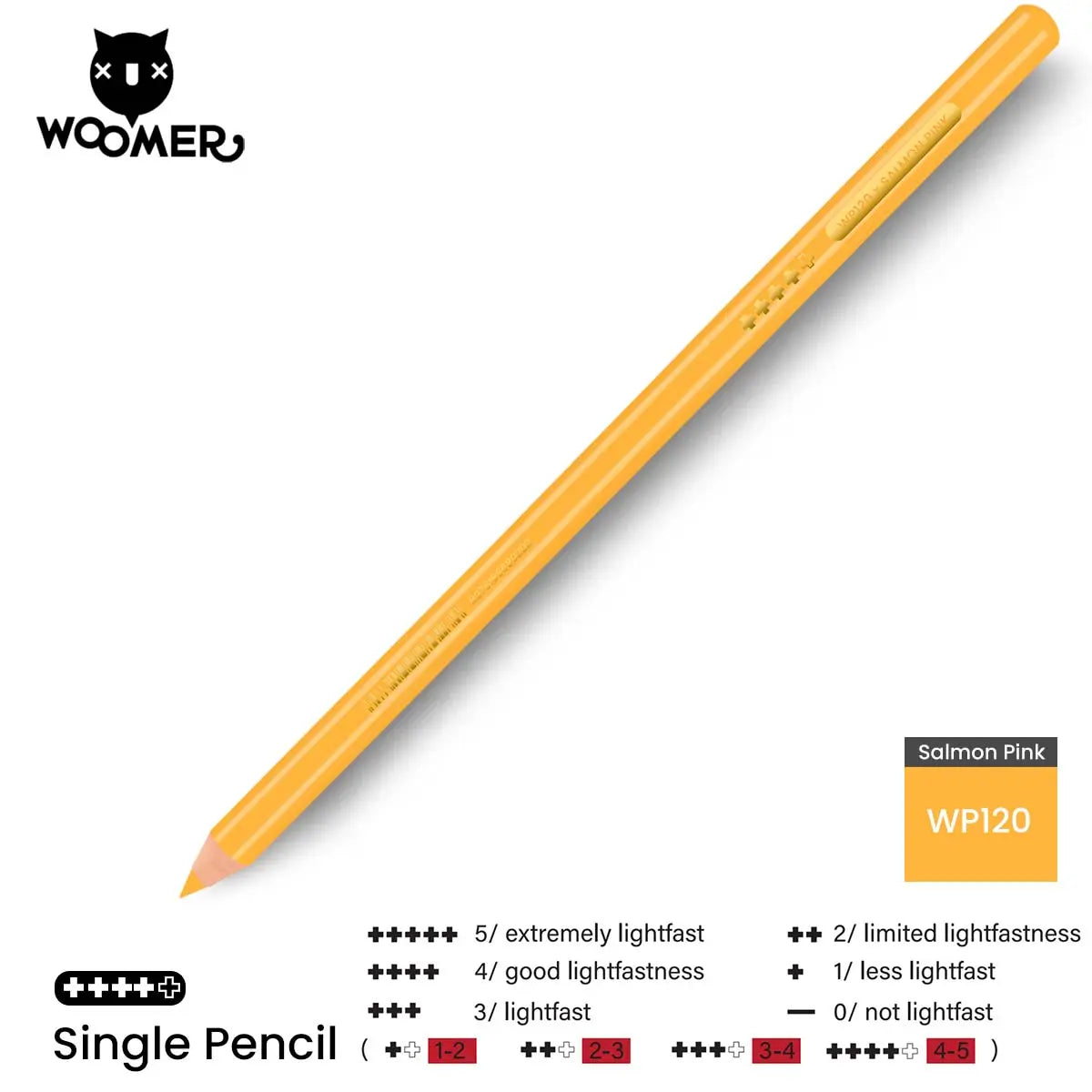Woomer Single Colored Pencil Red