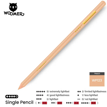 Woomer Single Colored Pencil Red