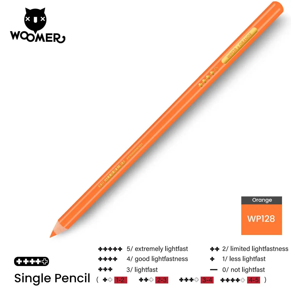 Woomer Single Colored Pencil Red