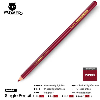 Woomer Single Colored Pencil Red