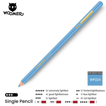 Woomer Single Colored Pencil Blue