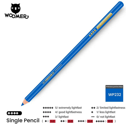 Woomer Single Colored Pencil Blue