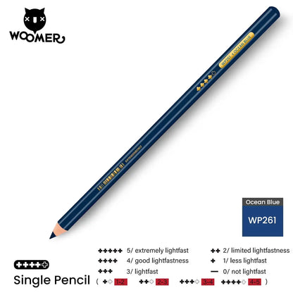 Woomer Single Colored Pencil Blue