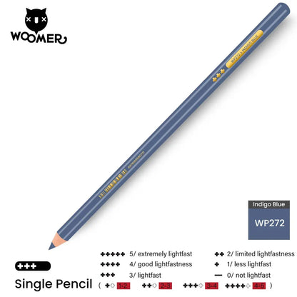 Woomer Single Colored Pencil Blue
